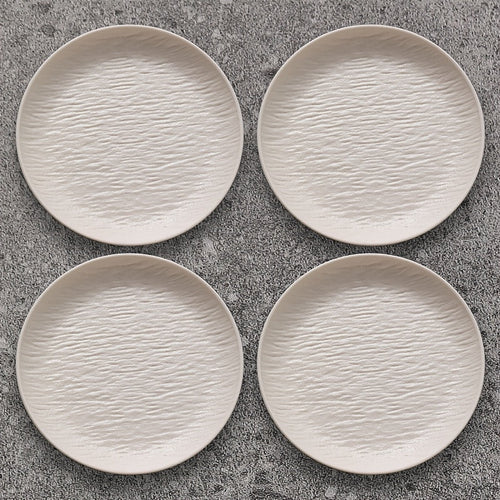 Elegant 4Piece Rock Plate BoneSpitting Dish Set