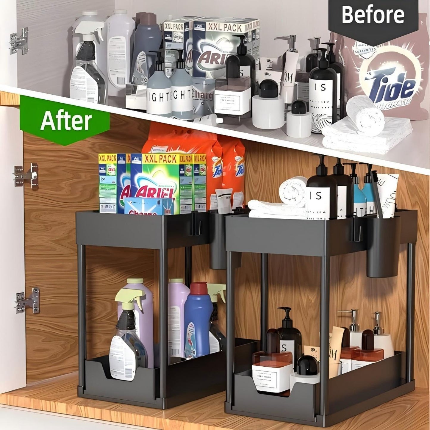 Multi-purpose Kitchen Sink Shelving | Home Organization | Kitchen + Metal