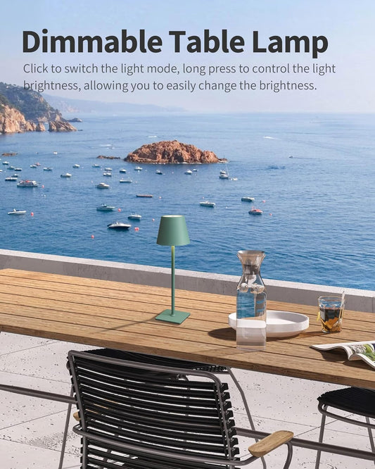 2 Pack Cordless Table Lamp, Portable LED Desk Lamp, 5000Mah Battery | Lighting | Kitchen + Metal