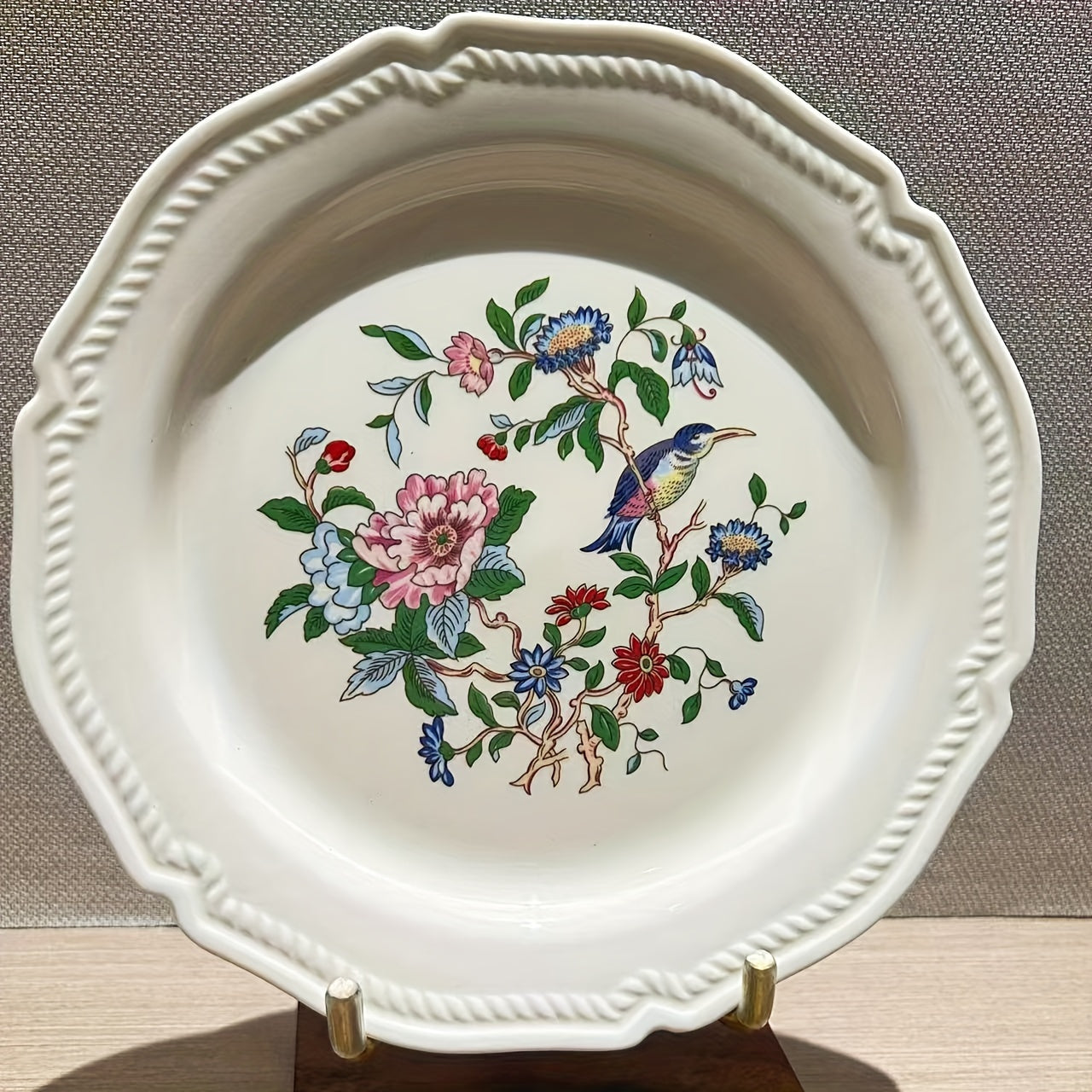 NordicInspired Ceramic Plates Versatile Dining Set of 2