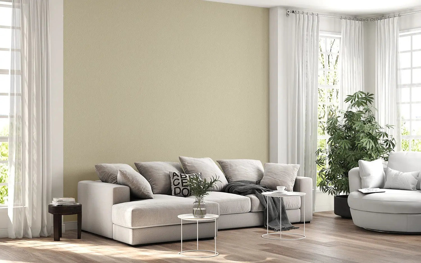 Elegant Ivory Shagreen Wallcovering