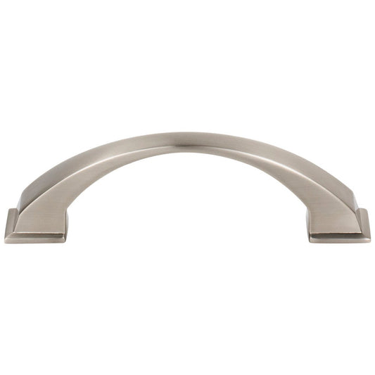 96 mm Center-to-Center Satin Nickel Arched Roman Cabinet Pull