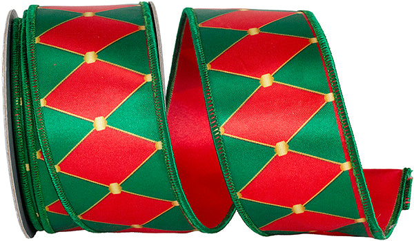 2.5" X 10 yds DRUMMER DIAMOND DELUXE WIRED EDGE