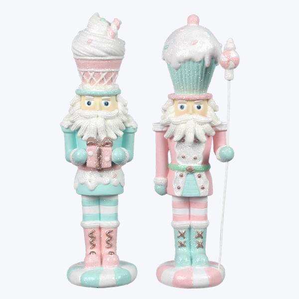 Santa's Sweet Shoppe Collection - 11" Resin Nutcrackers - SET OF 2