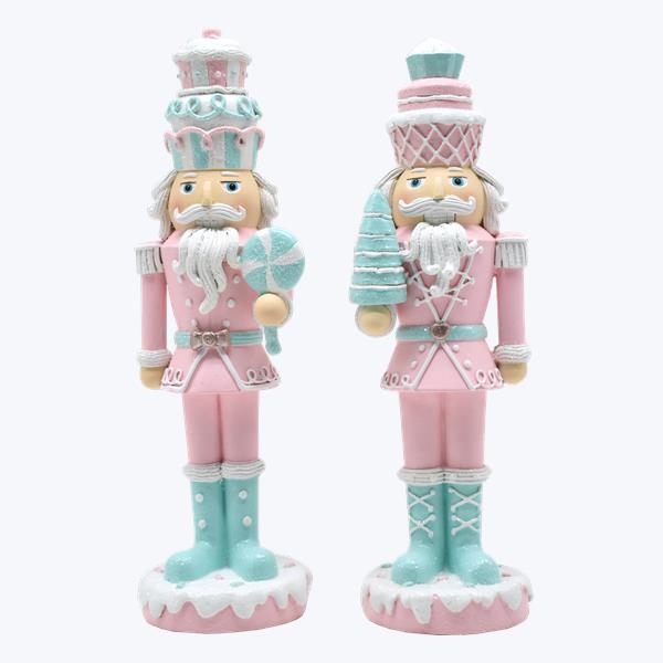 Santa's Sweet Shoppe Collection - 11" Resin Gingerbread Soldiers - SET OF 2
