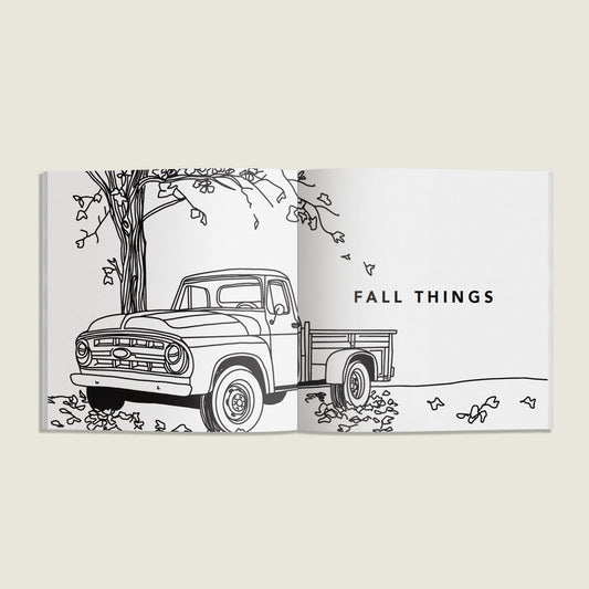 Fall Things: How to Draw Books for Kids