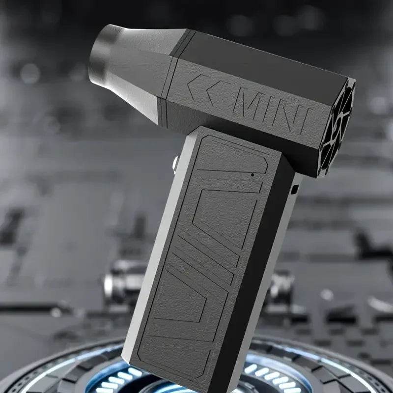 Turbo Fan Mini Air Blower – High-Power Silent Jet Blower with Type-C Fast Charging