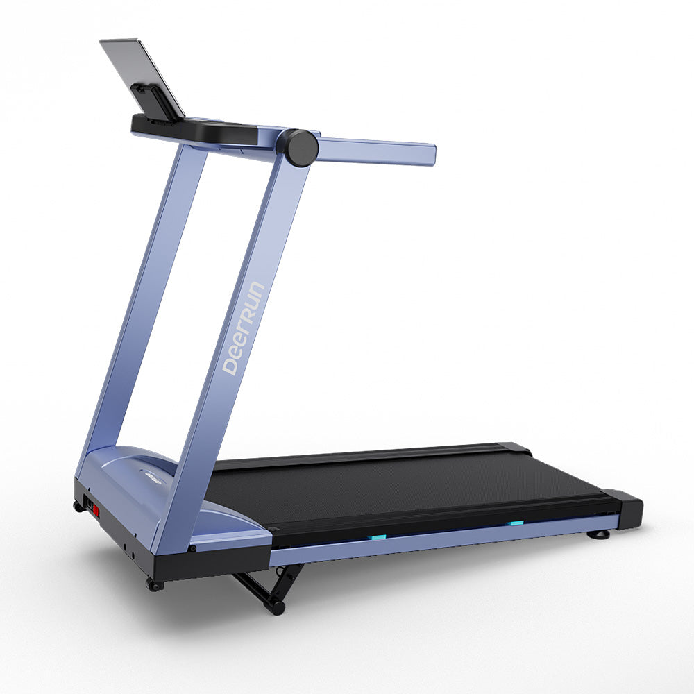 DeerRun A1 Pro Move+ 6% Incline Foldable Treadmill——2025 Upgraded Chip & NFC Support | 350Lbs, 10mph Blue