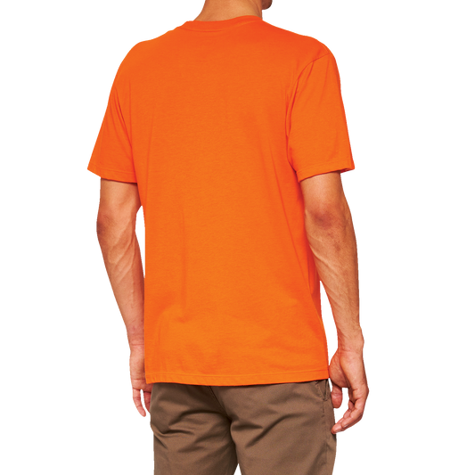 100% Icon T-Shirt - Orange - Large 20000-00042