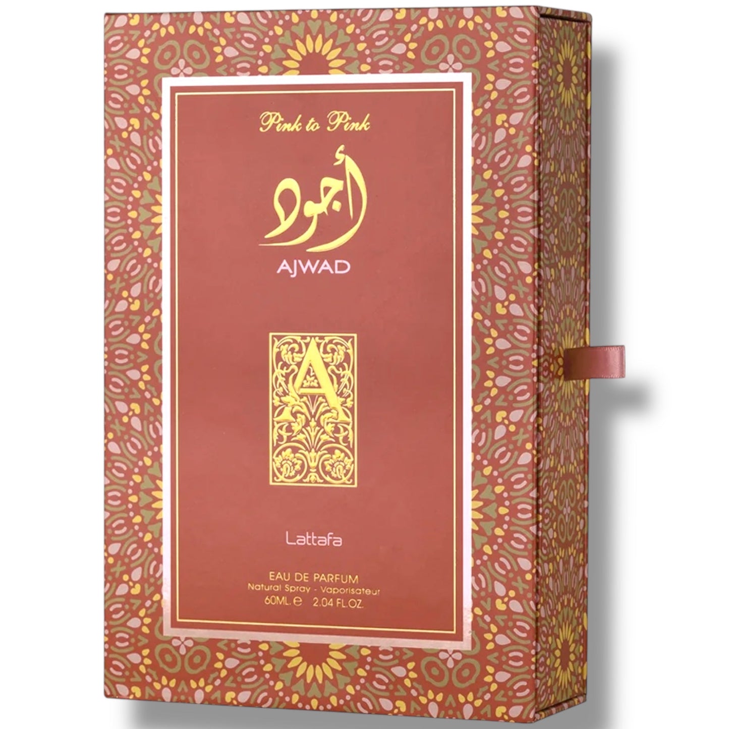 Latafa Ajwad Pink Floral Fragrance - Captivating Floral Essence for Women