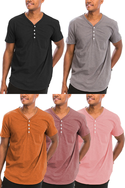 Henley Scallop Tee | Apparel | Kitchen + Metal