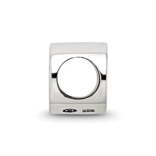 Sterling Silver Star of David Round Bead Charm