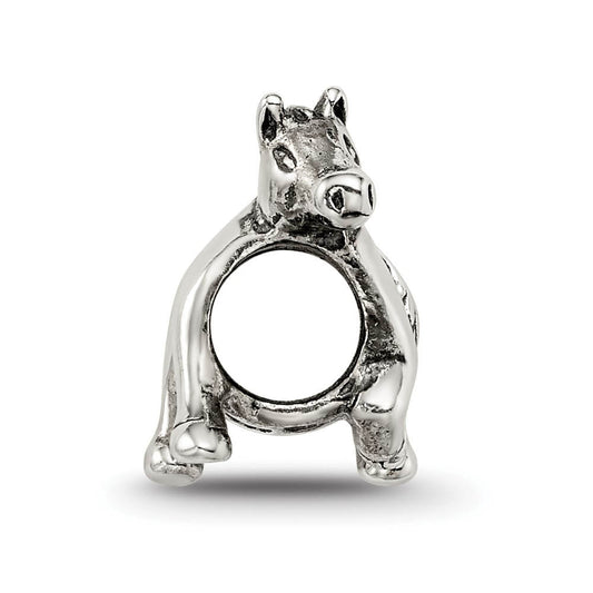 Sterling Silver Horse Bead Charm