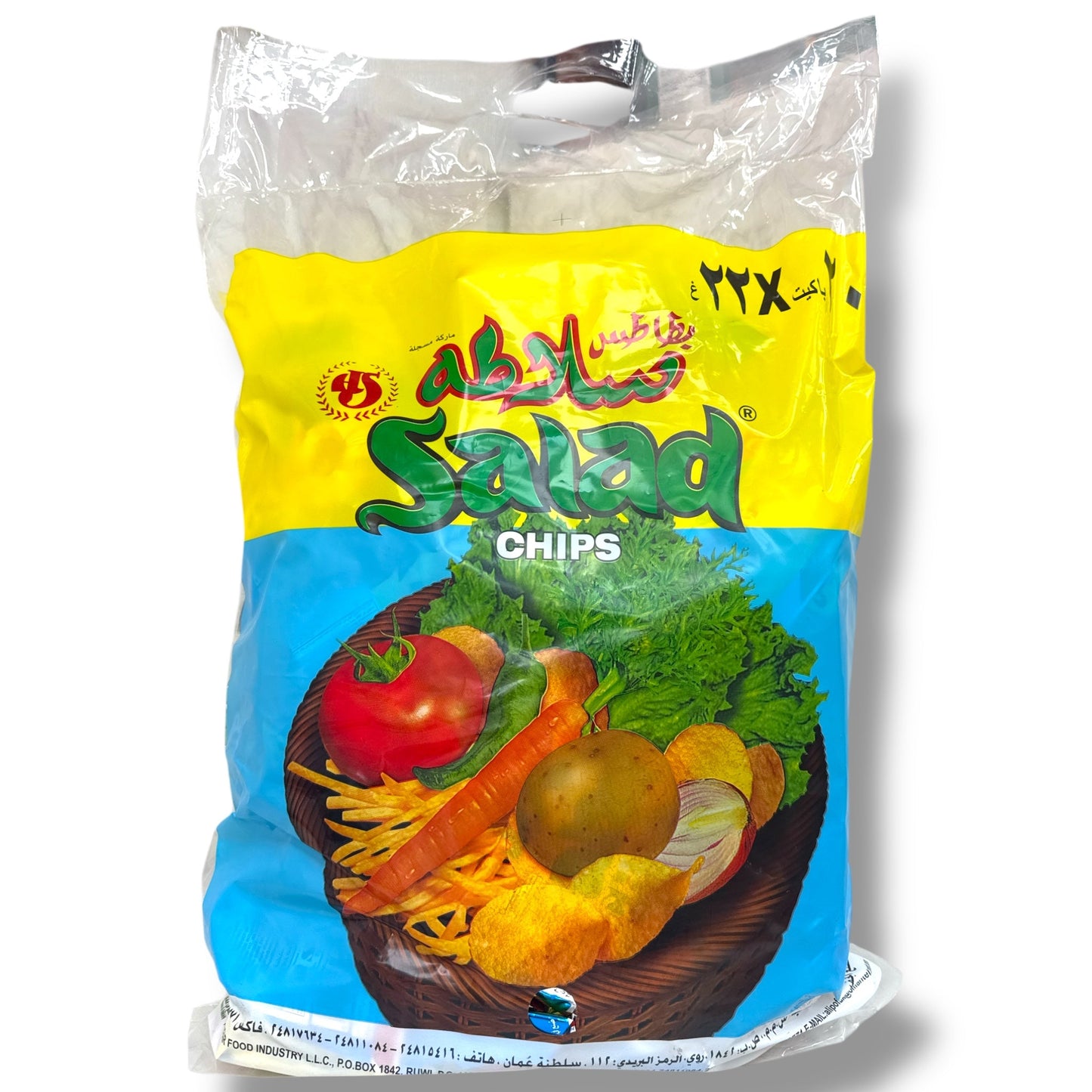 Salad chips 20pkts 22g