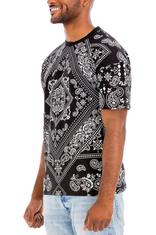 Paisley Print Tshirt | Apparel | Kitchen + Metal