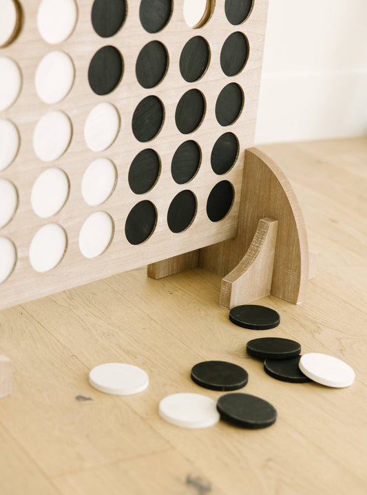 Giant Wooden Connect 4 Game – Family Game Set