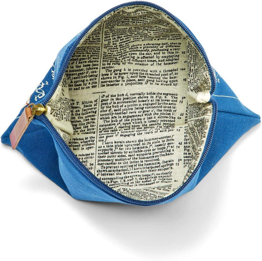 Blueprint Canvas Zipper Pouches | Set of 2 | Men's Gift, Gift for Him