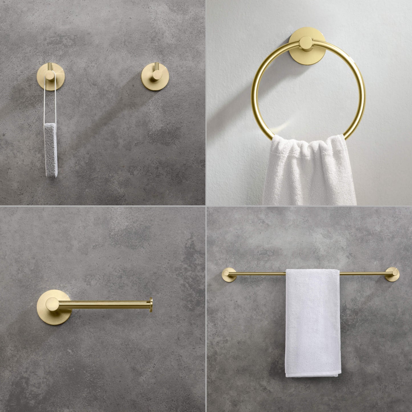 Halo 5 Piece Bathroom Hardware Set 2