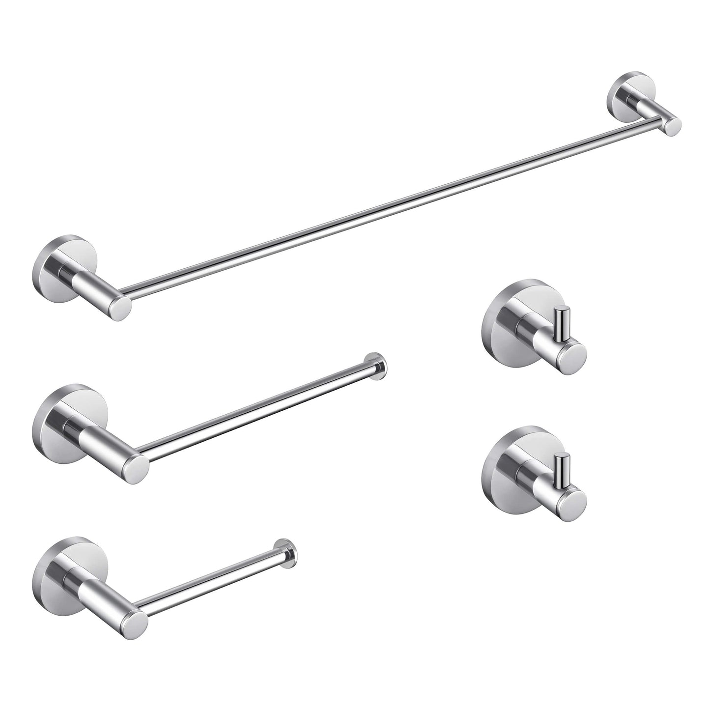Halo 5 Piece Bathroom Hardware Set 1