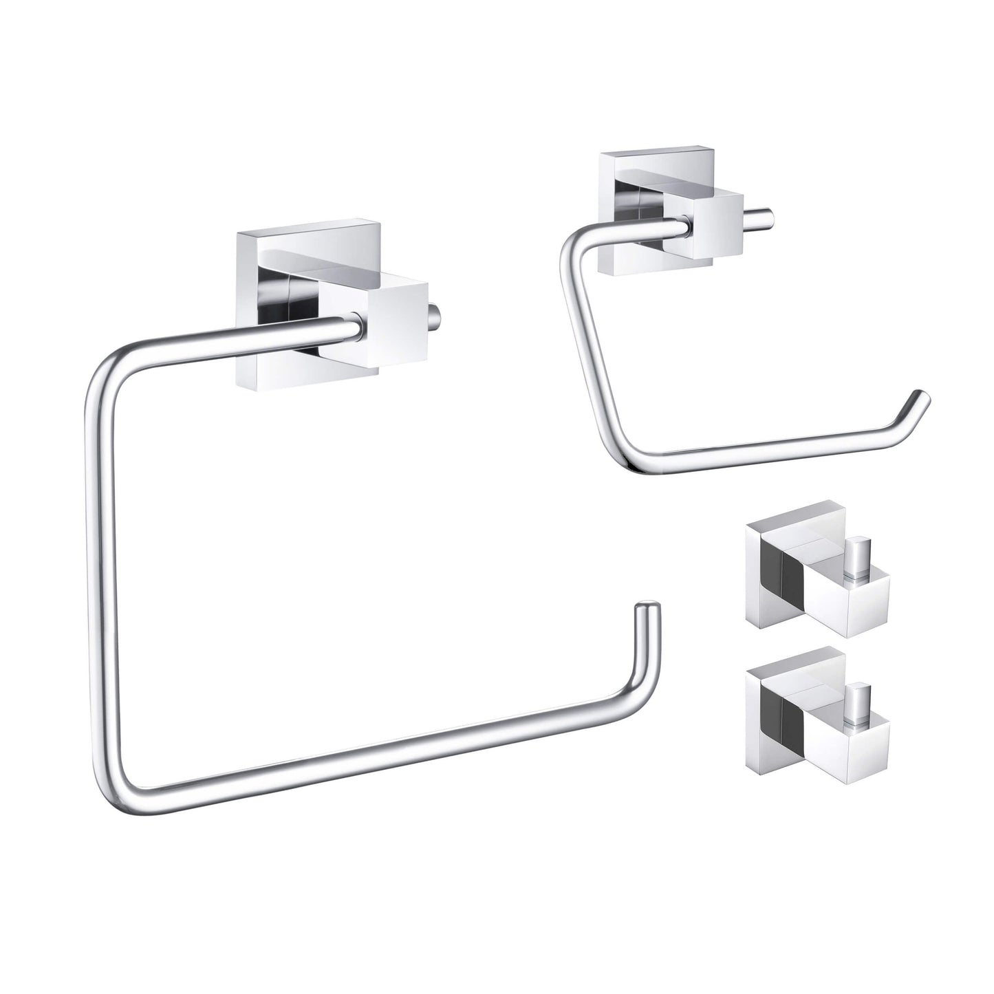 Quadra 4-Piece Bathroom Hardware Set 2