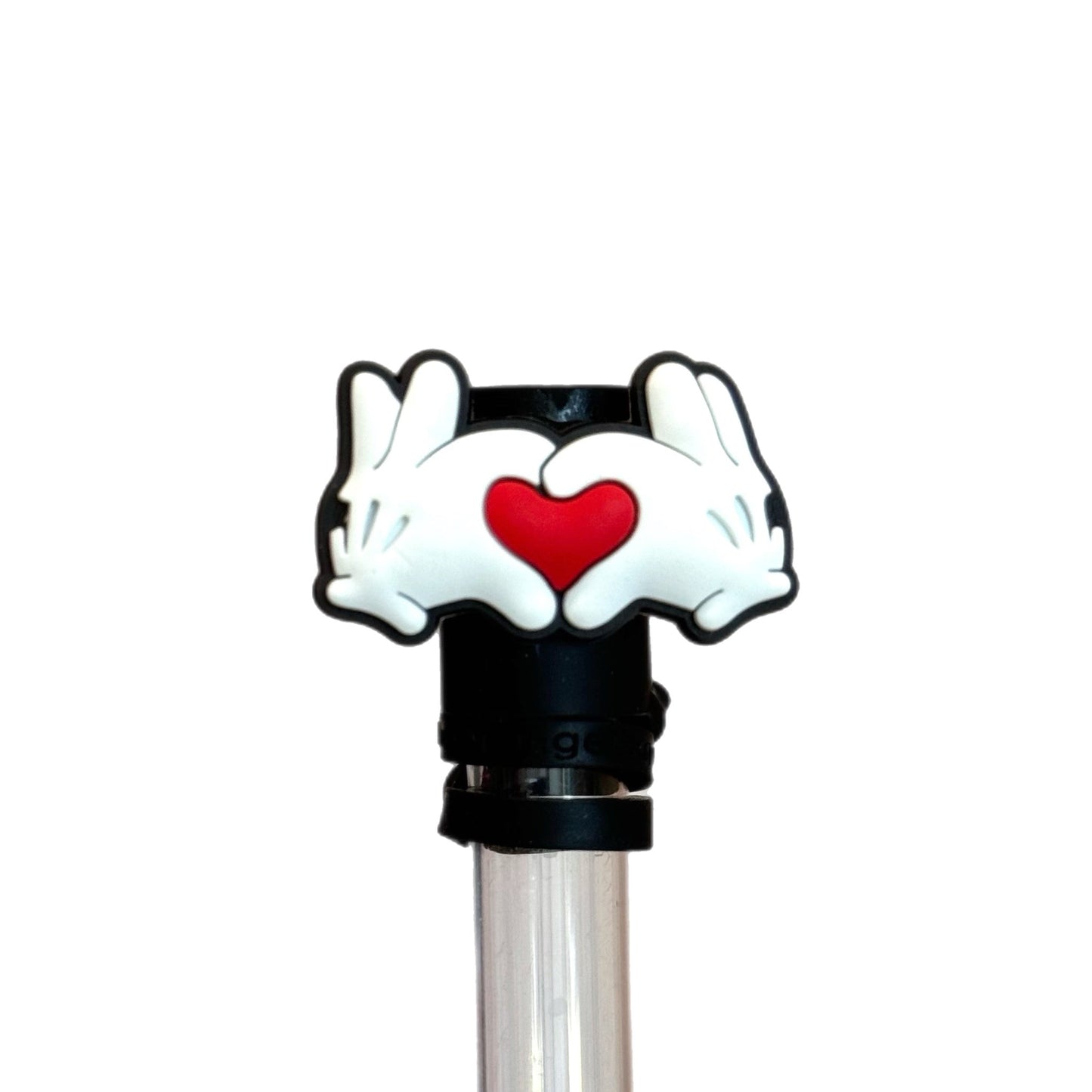 I Heart You Straw Topper