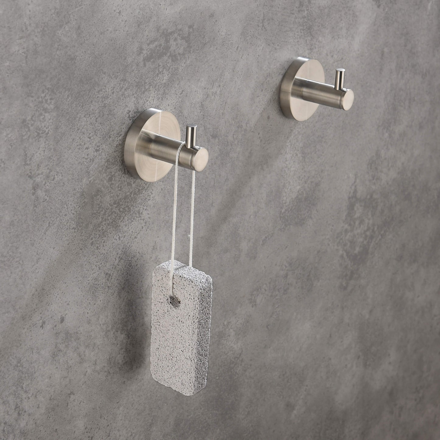 Halo Bathroom Towel & Robe Hook 2 Count