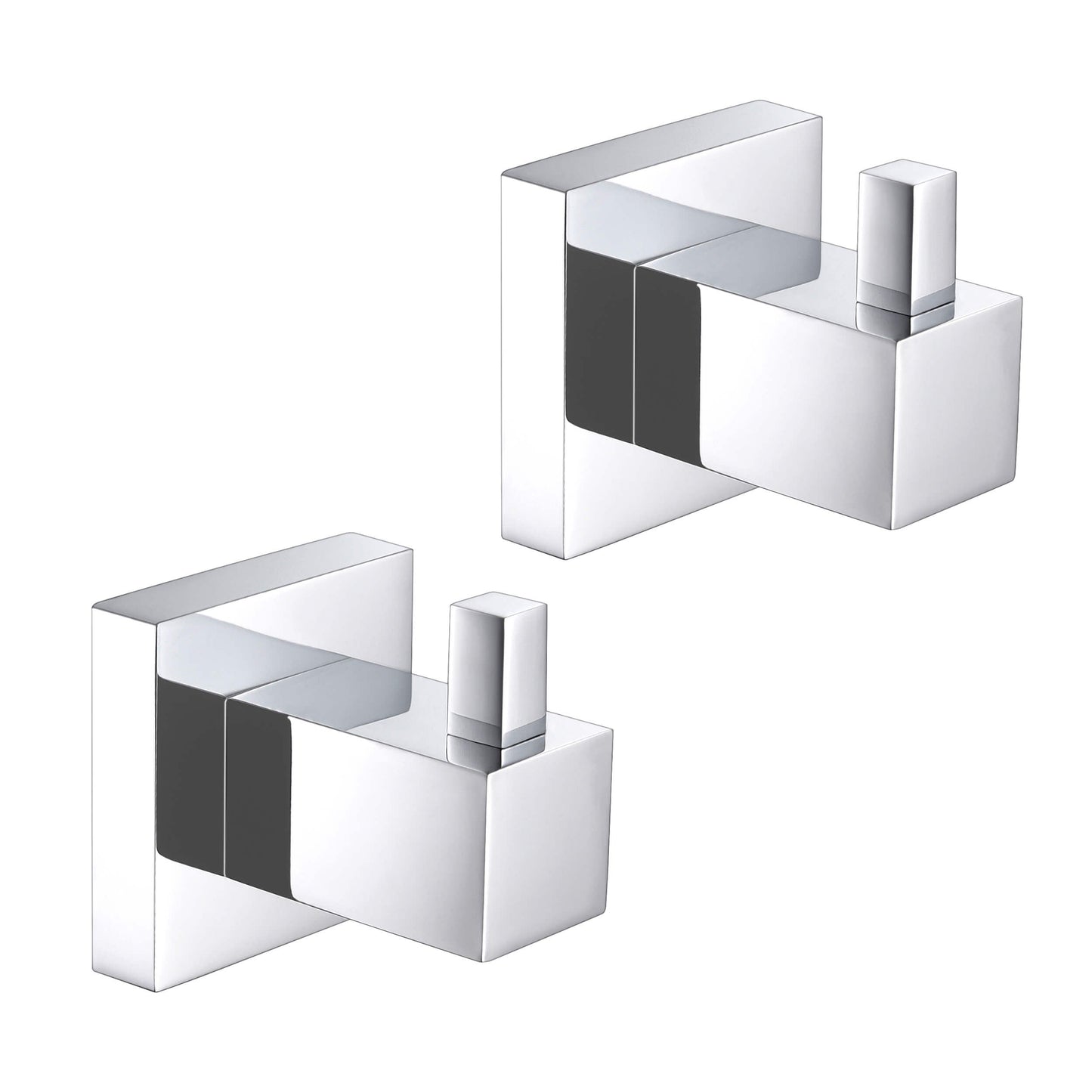 Quadra Bathroom Towel & Robe Hook 2 Count