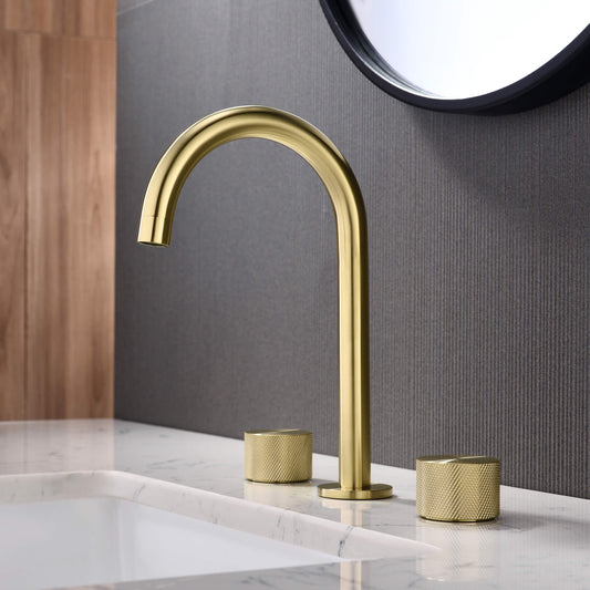 Verona 8" Widespread Bathroom Sink Faucet with Drain Assembly