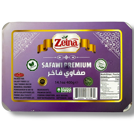 Premium Organic Safawi Dates - Sweet, Delicately Soft, and Full of Nutrients - 500g Pack
