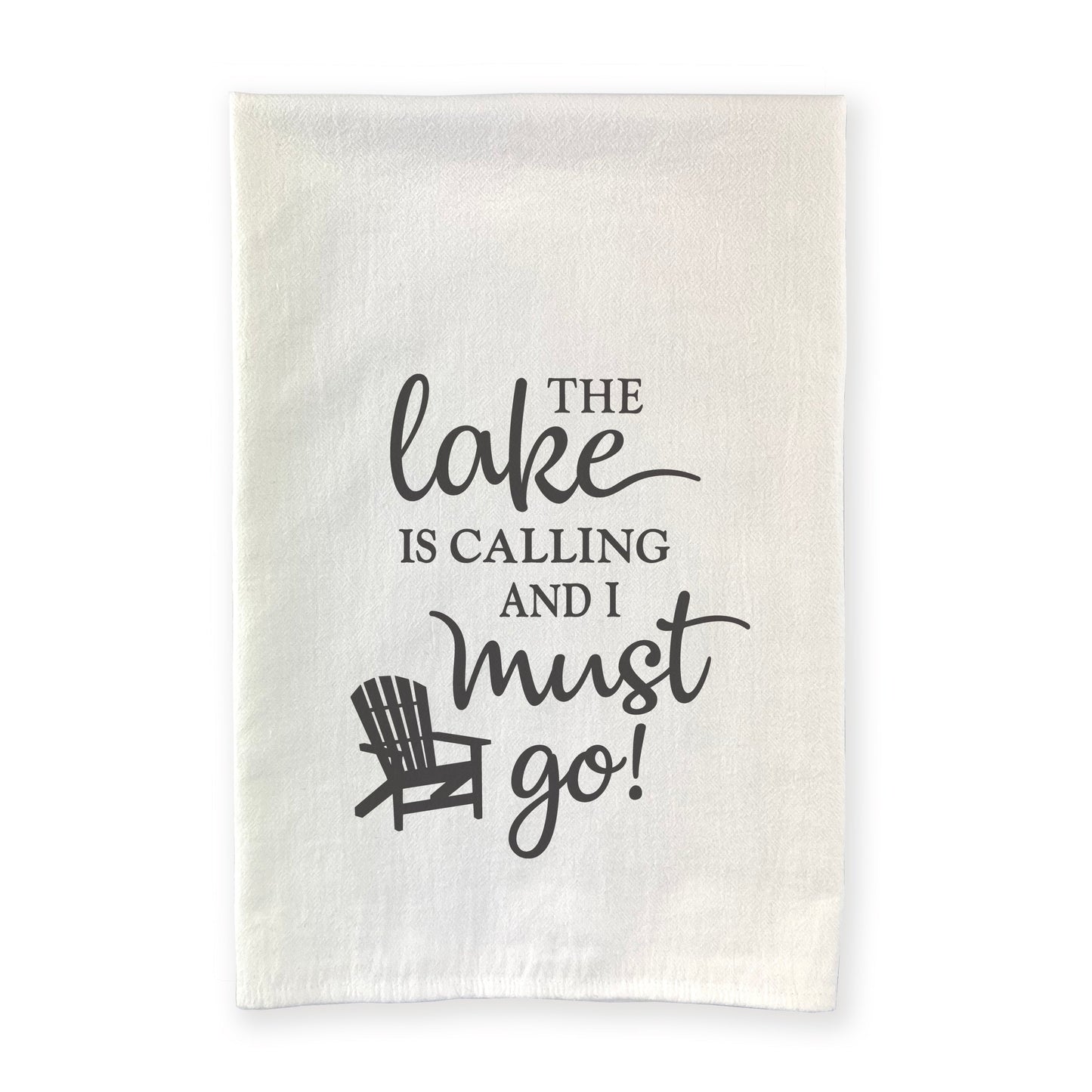 The Lake is Calling - Cotton Tea Towel