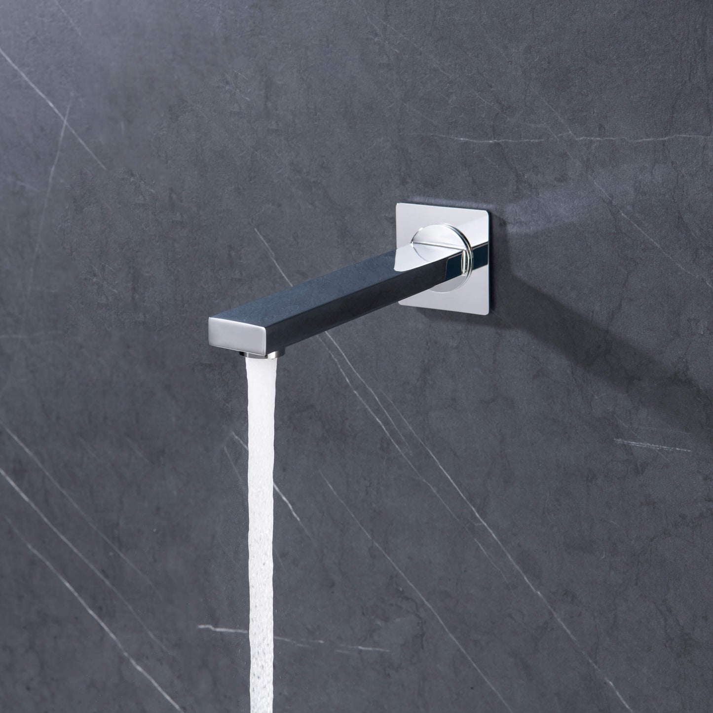 Quadra Pressure Balanced 3-Function Ceiling Mount Shower System with Rough-In Valve