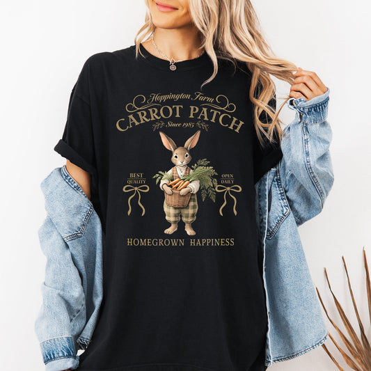 Carrot Patch, Adorable, Easter, Bunny, Jesus, Rabbit, Holiday Tshirt Comfort Colors T-Shirt