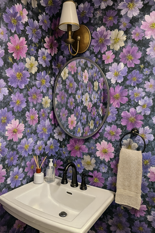 Moonlit Meadow Wallpaper