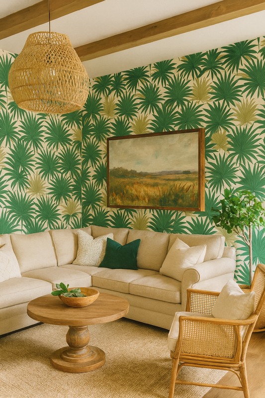 Palm Parade Wallpaper