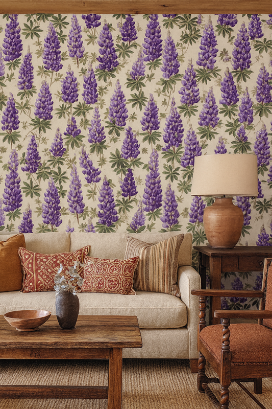 Lupine Lore Wallpaper