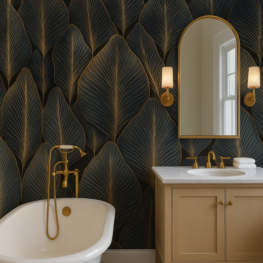 Midnight Frond Wallpaper