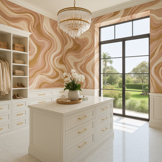 Rosé Marble Wallpaper