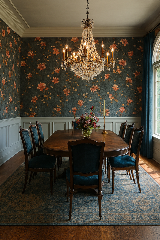 Rusted Bloom Wallpaper