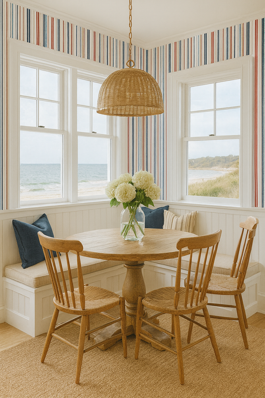Nantucket Stripe Wallpaper