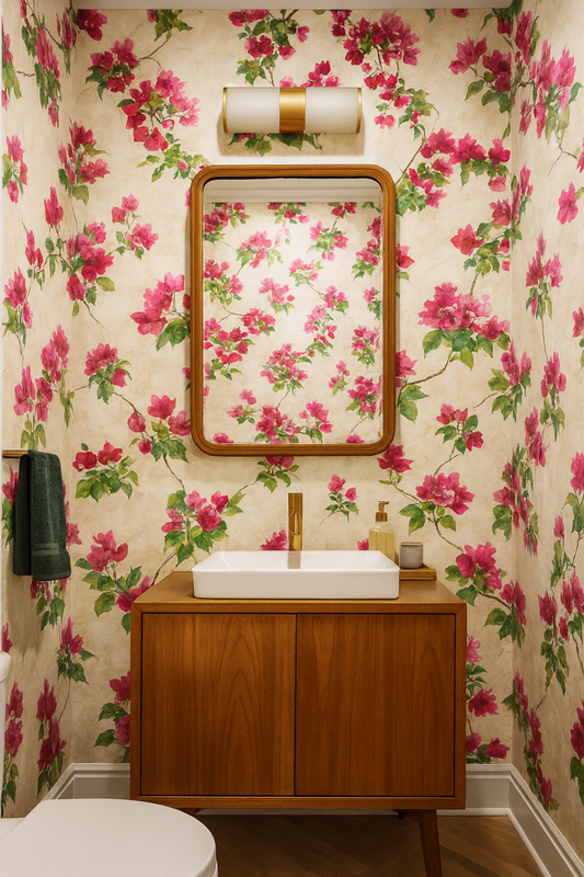 Bougainvillea Waltz Wallpaper