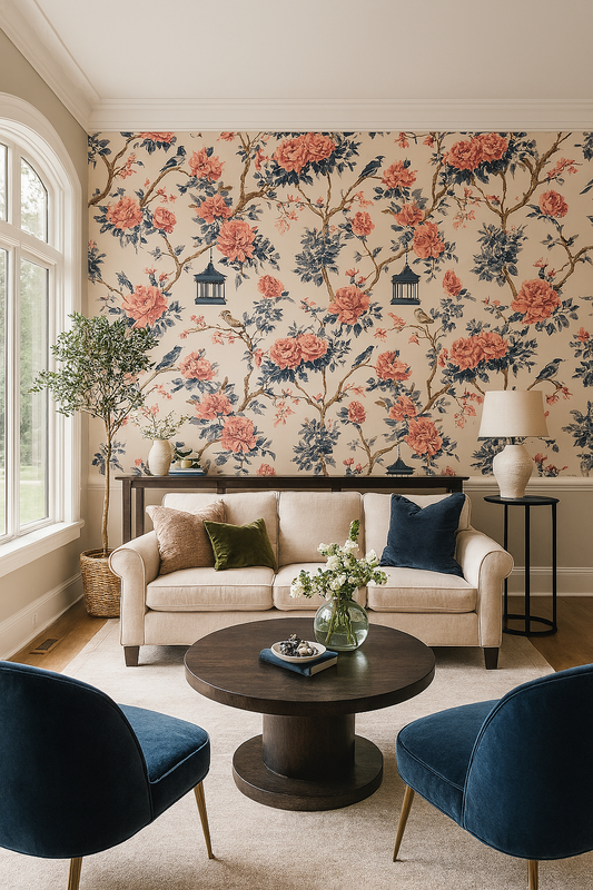 Garden Songbird Wallpaper