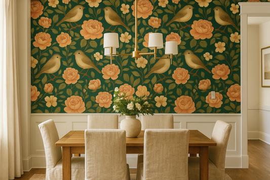 Birdsong Manor Wallpaper