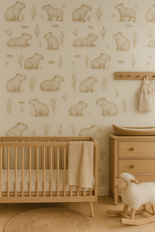 Capybara Club Wallpaper