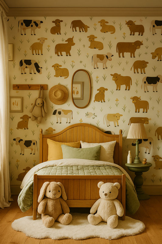 Pasture Parade Wallpaper