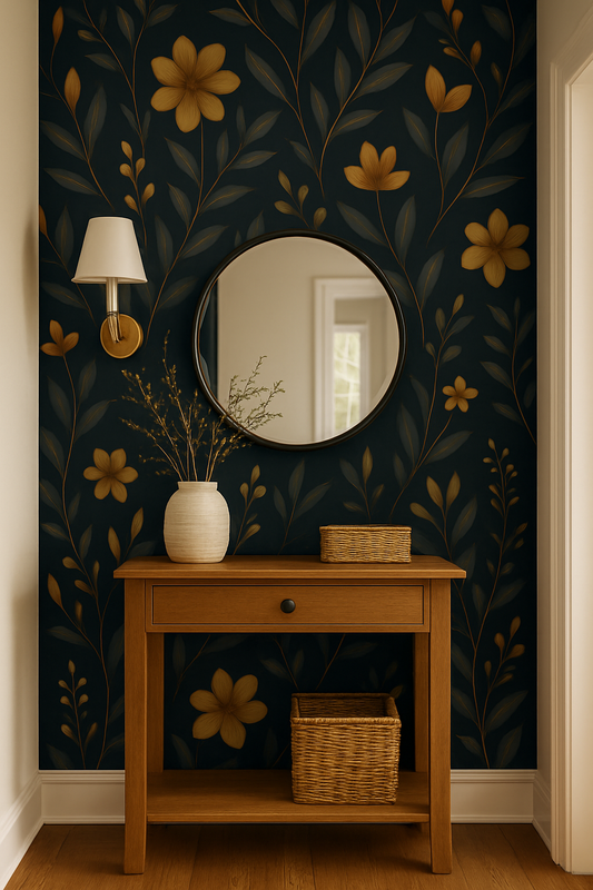 Marigold Shadow Wallpaper