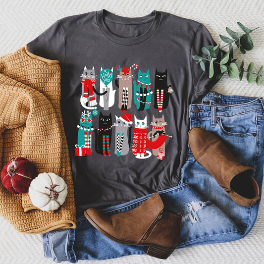 Christmas Cats, Cute Outfits, Pets Super Soft Tees