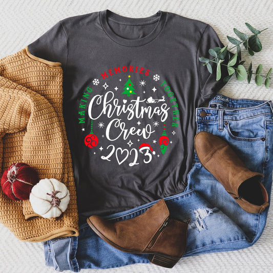 Christmas Crew 2023, Family, Making Memories Super Soft Tees