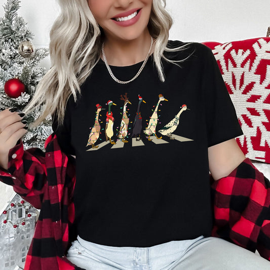 Christmas Ducks, Duck Lovers, Santa, Farm Life Super Soft Tees