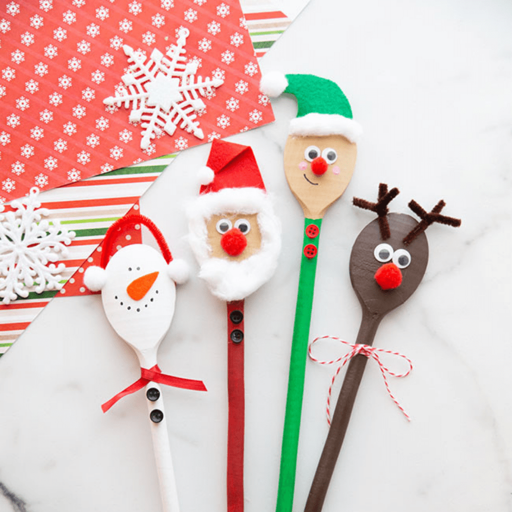 Mr. Woodware - Wooden Kitchen Spoons 10 Inch – Set of 12 | Spoons | Kitchen + Metal