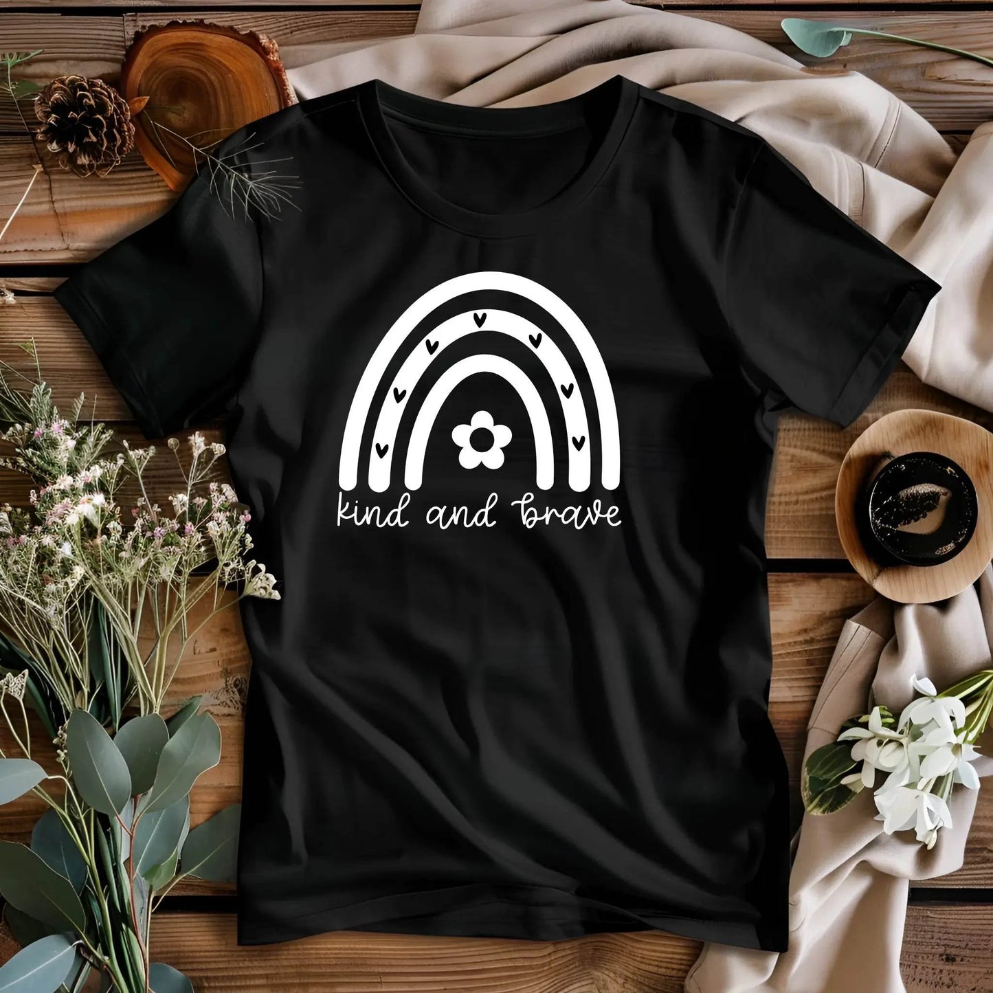Kind and Brave T-Shirt – Empowering Everyday Style